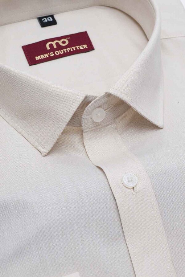 FORMAL COTTON BLEND SOLID OFF WHITE