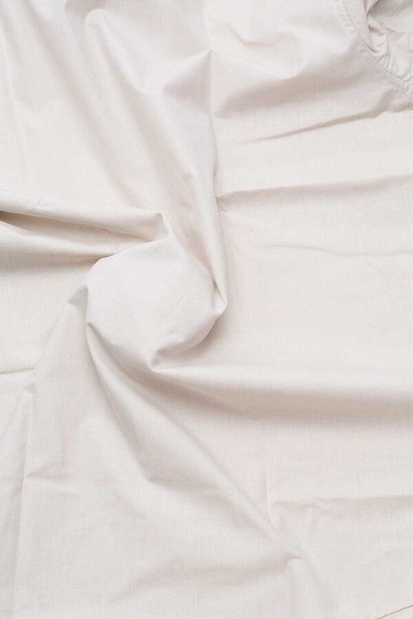 FORMAL COTTON BLEND SOLID OFF WHITE - Image 2