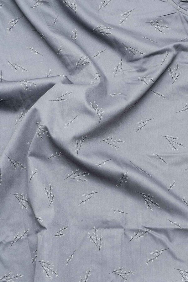 SEMI FORMAL COTTON BLEND  GRAY PRINTED - Image 2