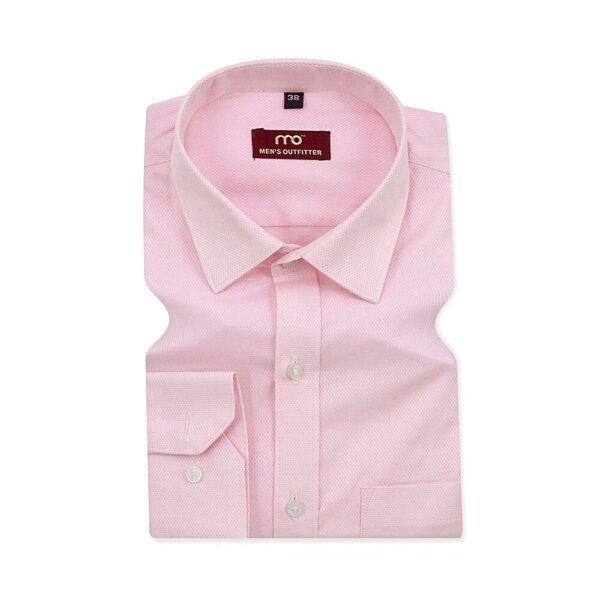 Arvind mills collizion light pink party wear shirt - Image 2