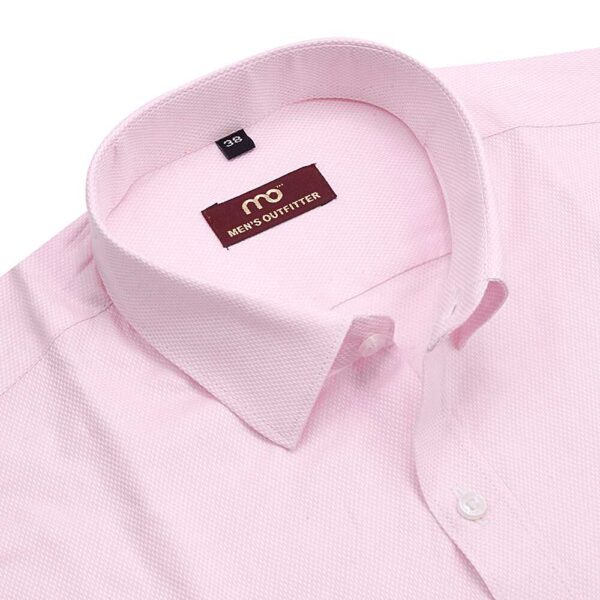 Arvind mills collizion light pink party wear shirt