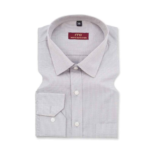 Arvind mills misty 100% pure cotton gray shirt - Image 4