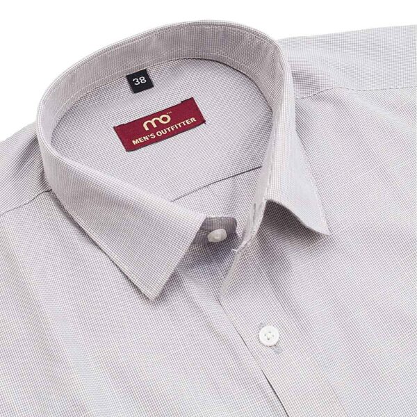 Arvind mills misty 100% pure cotton gray shirt